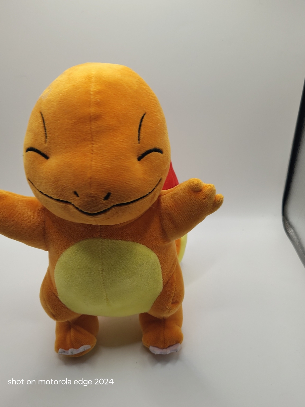 Official Pokémon Charmander 8" Plush Jazwares Closed Eyes Happy Smile